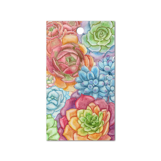 Succulents Gift Tag, Set of 4