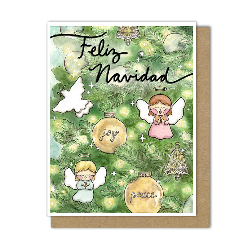 Christmas Angels Card (English/Spanish)