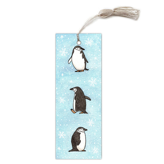 Penguins and Snowflakes Bookmark