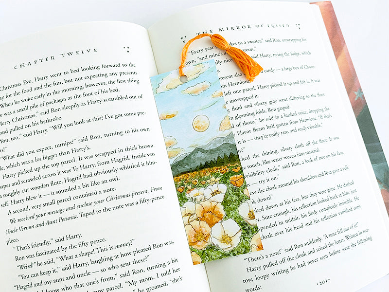Poppy Moon Bookmark