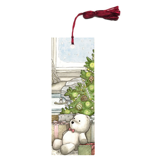Christmas Teddy Bear Bookmark