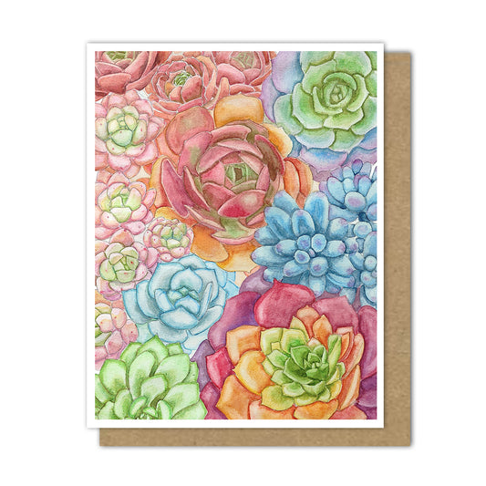Succulent Cards Set of 6