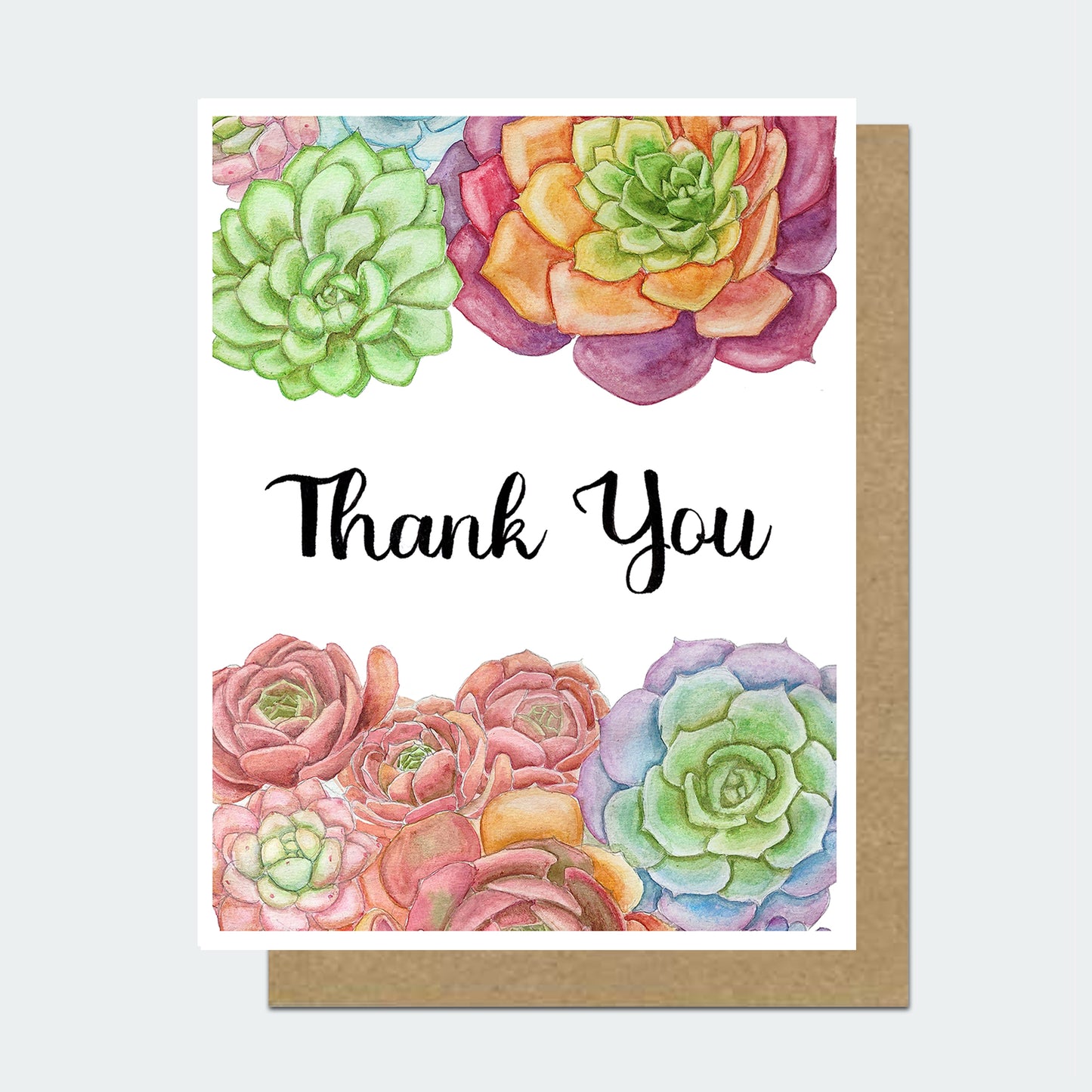 Thank You/Gracias Succulent Cards