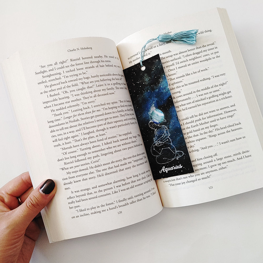 Aquarius Astrology Bookmark