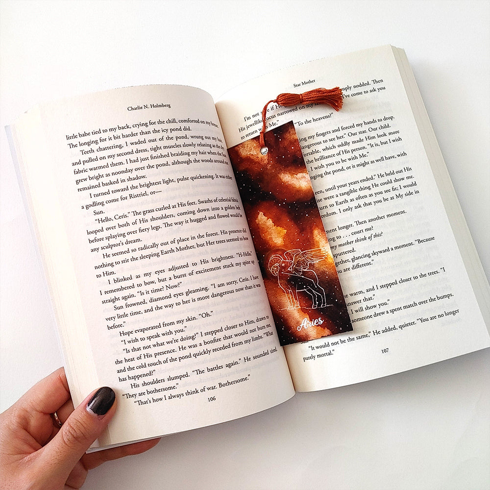 Aries Astrology Bookmark