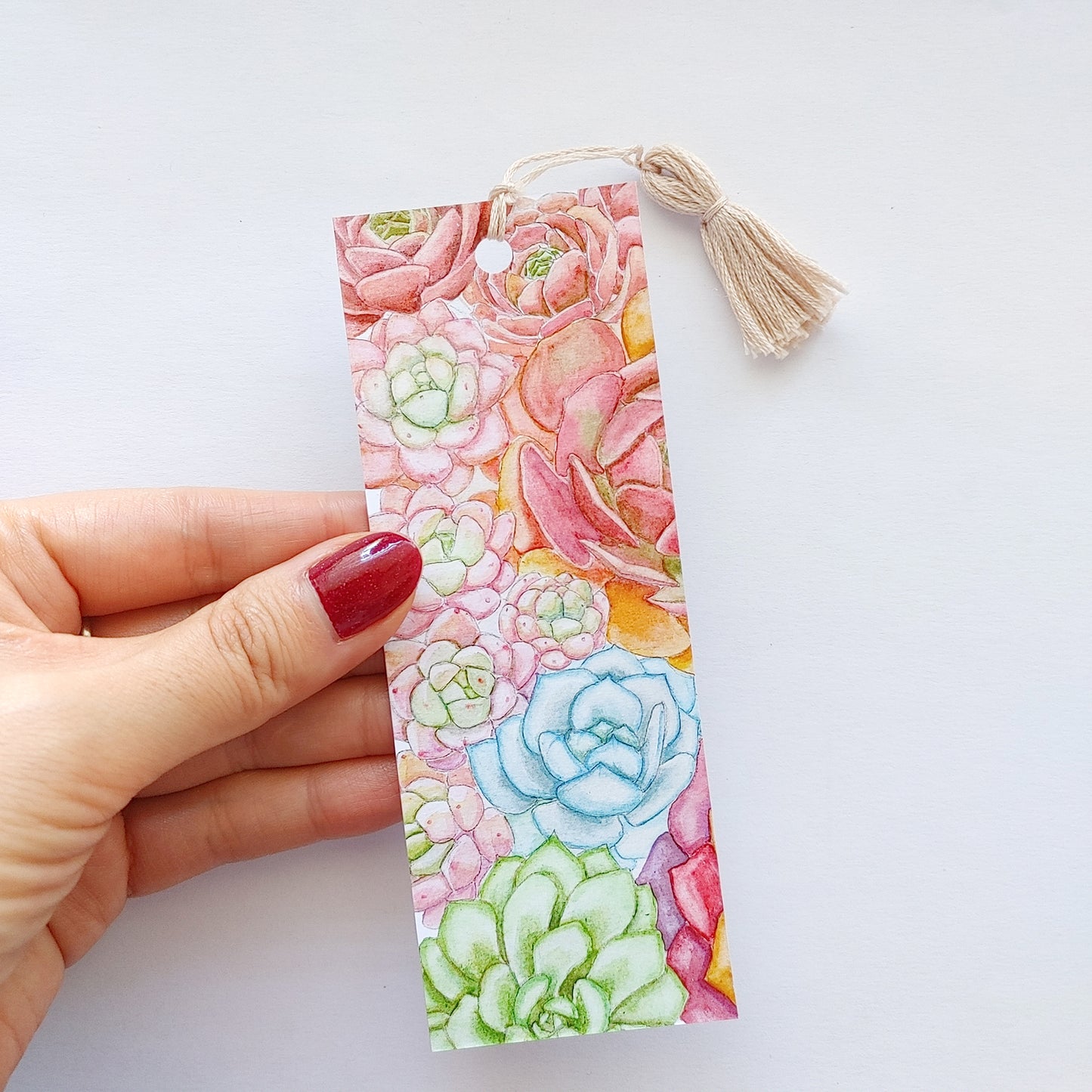 Natural Succulent Bookmark