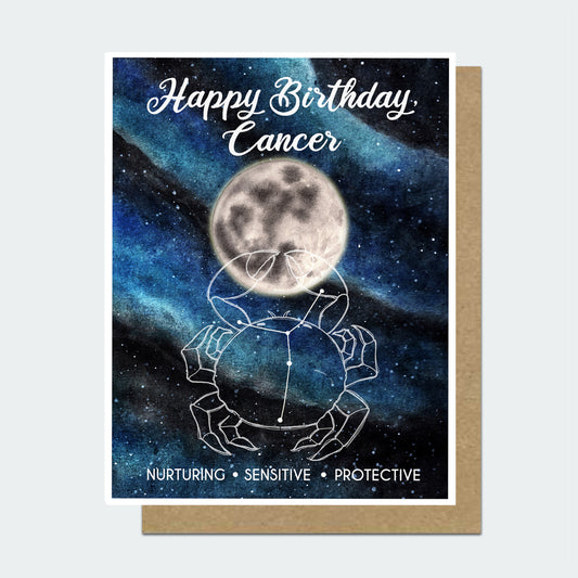 Cancer Astrology Birthday Card