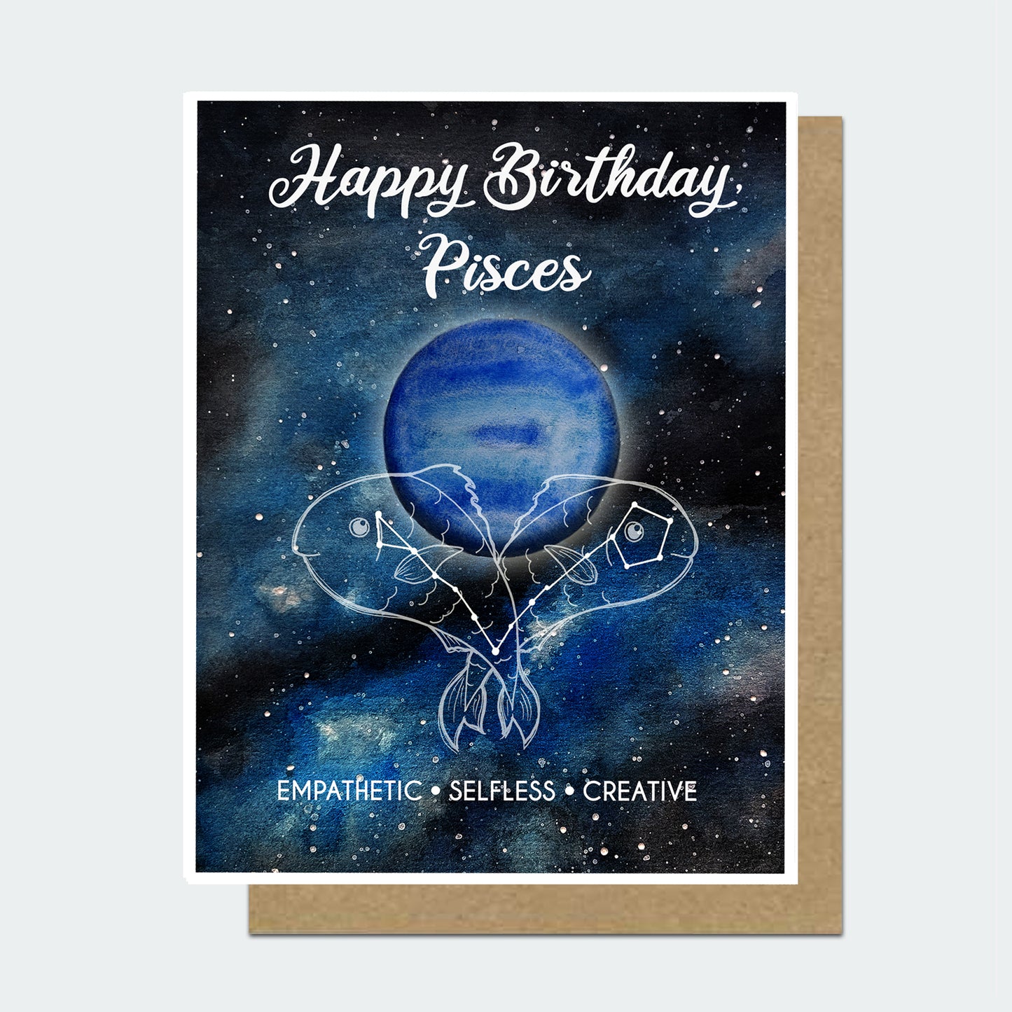 Pisces Astrology Birthday Card