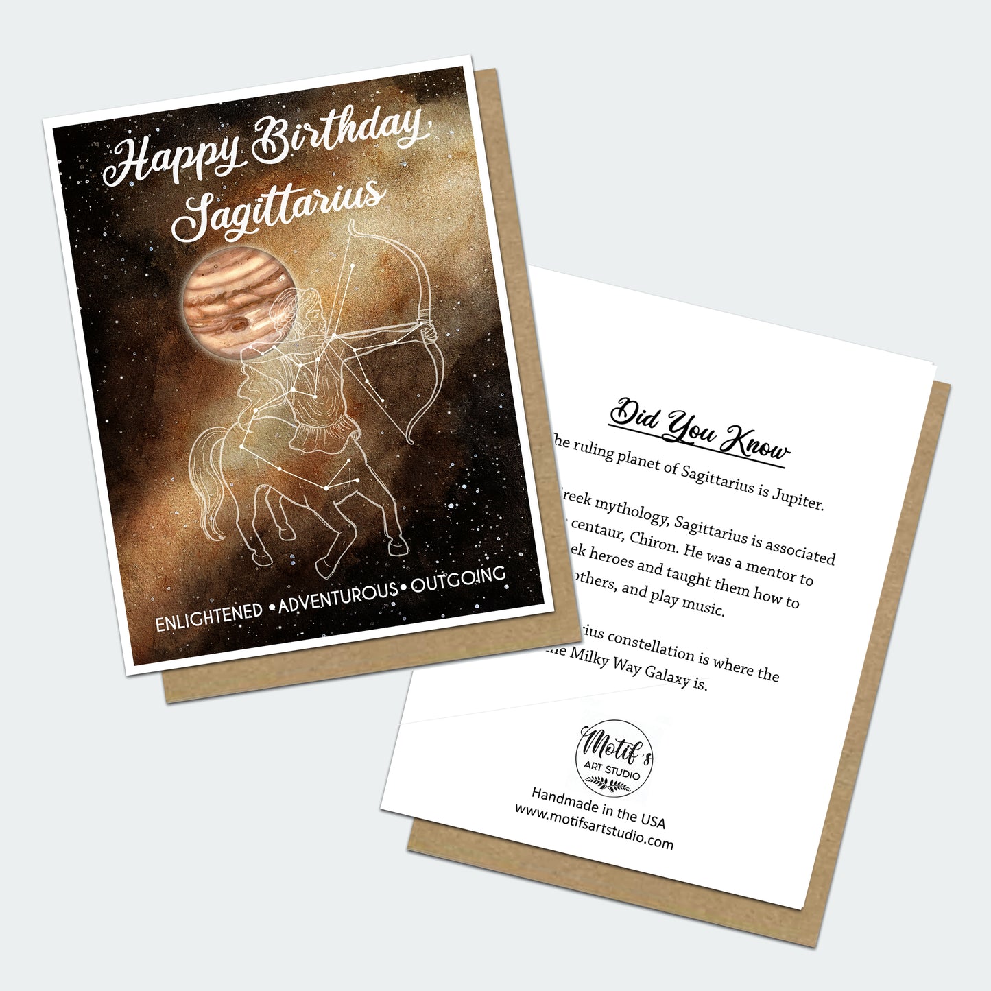 Sagittarius Astrology Birthday Card