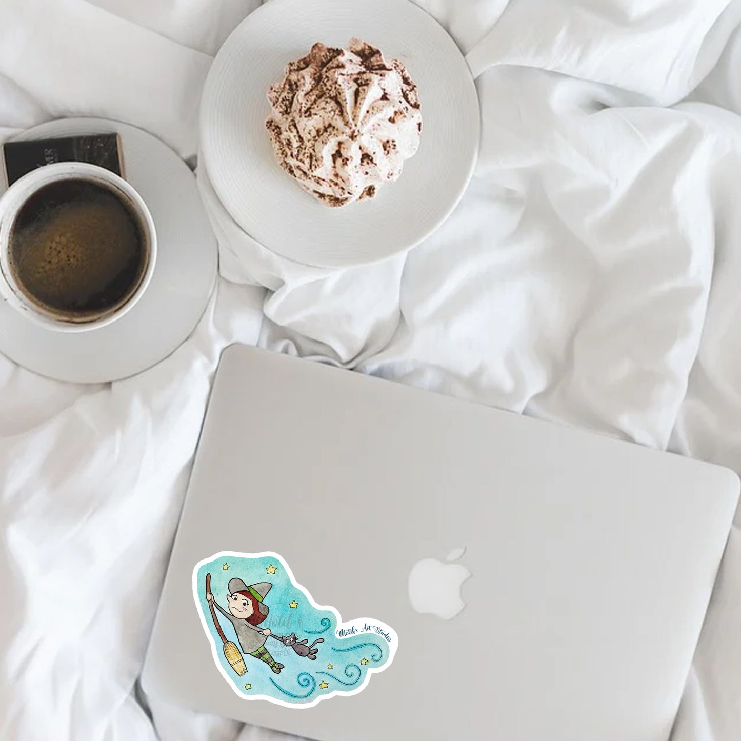 Flying Witch Vinyl Sticker