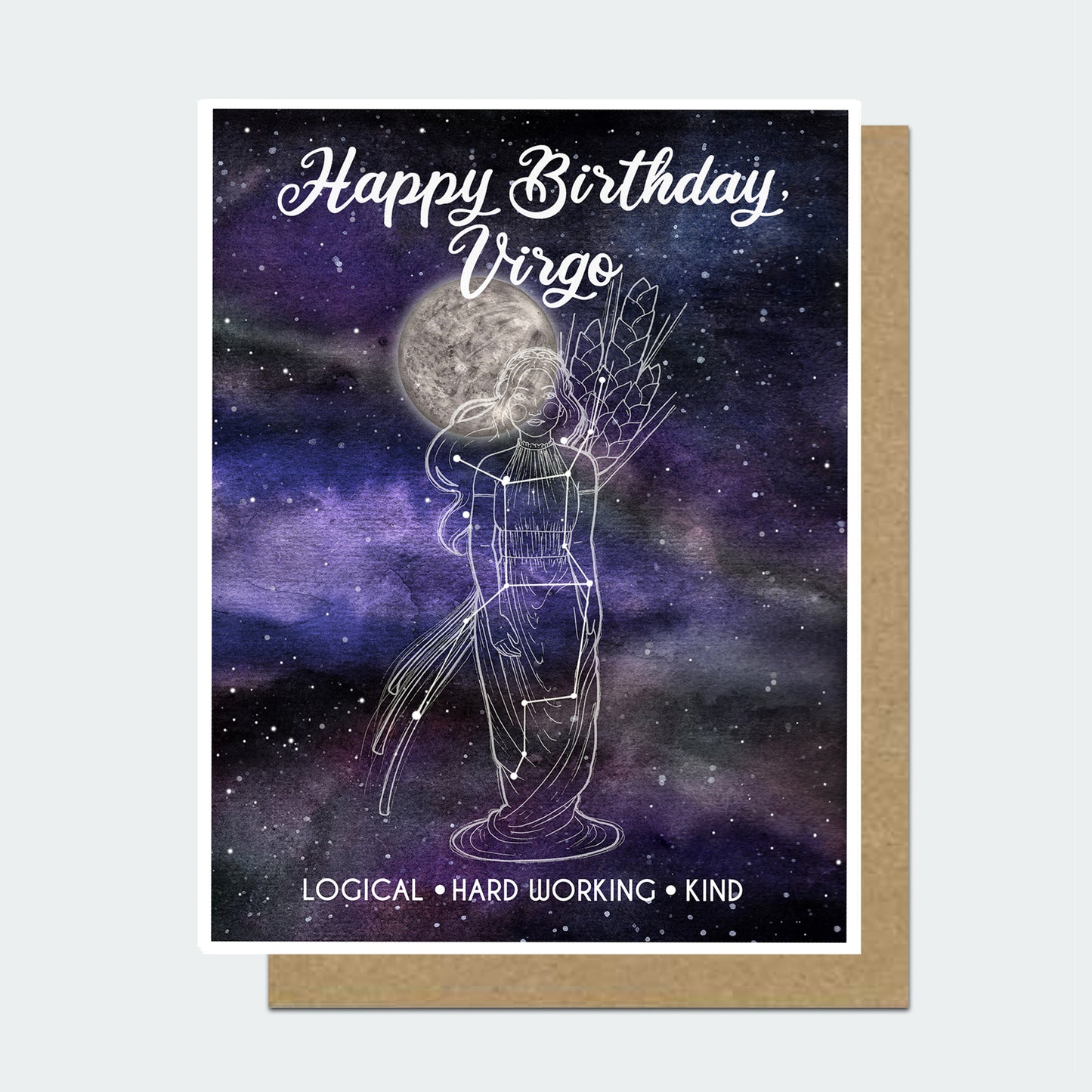 Virgo Astrology Birthday Card