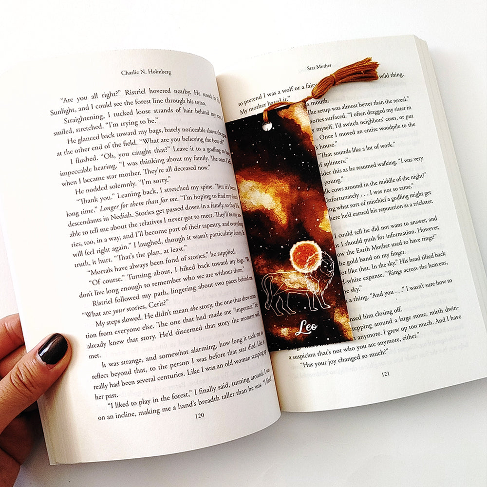 Leo Astrology Bookmark