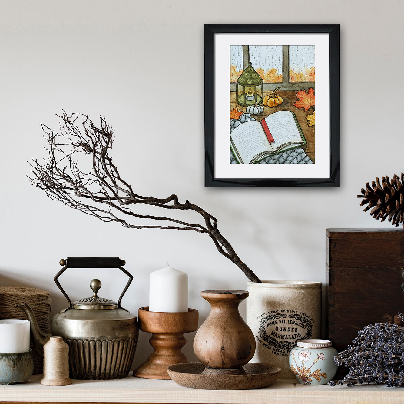 Cozy Fall Afternoon Art Print