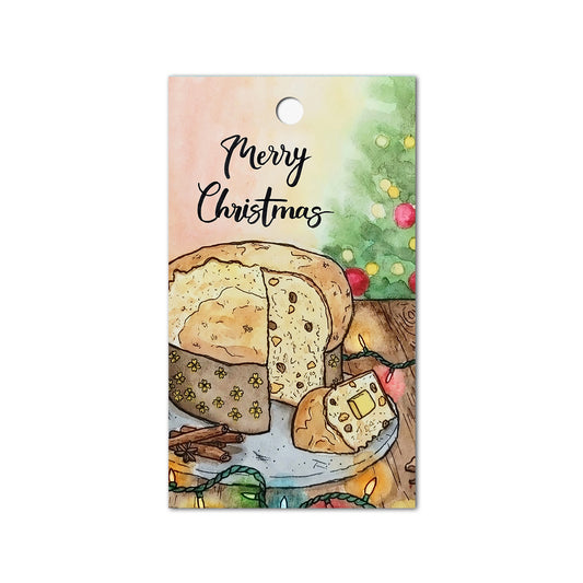 Panettone Gift Tag, Set of 4