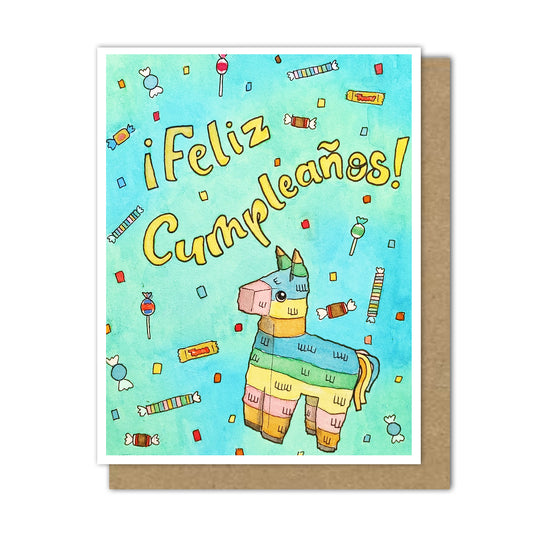 Feliz Cumpleaños Piñata Card