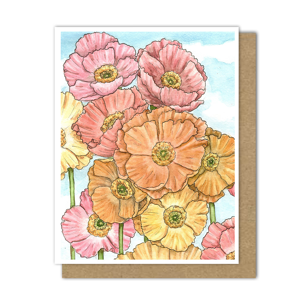 Spring Poppies Set of 6