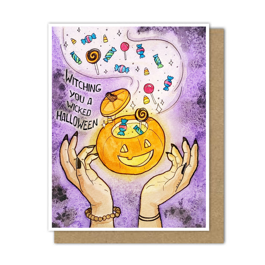 Wicked Halloween Card