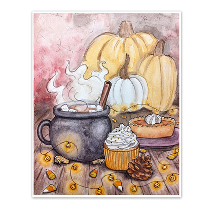Halloween Desserts Art Print