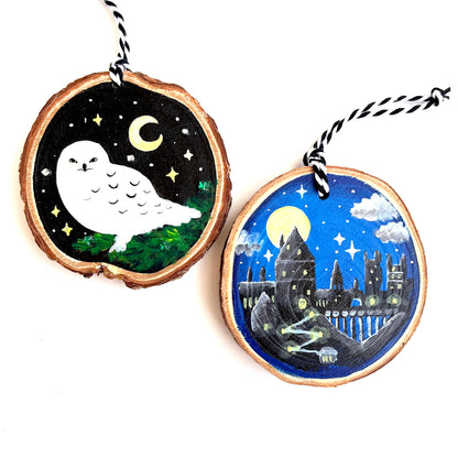 Hogwarts at Twilight Ornament