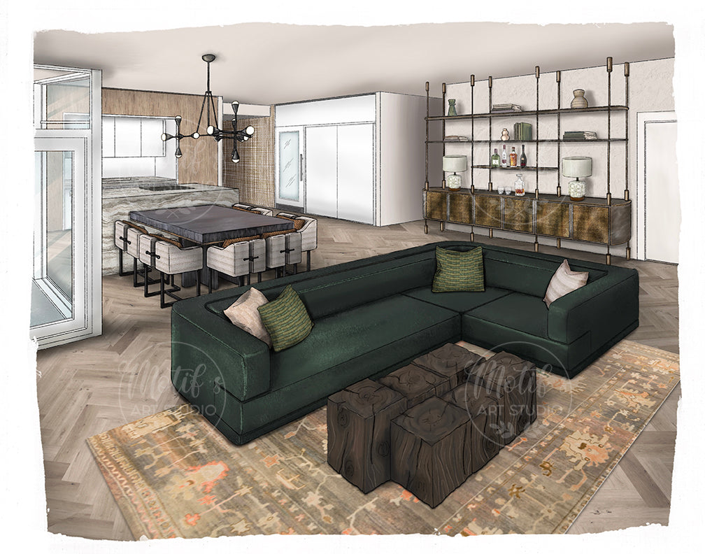 Custom Interior Rendering