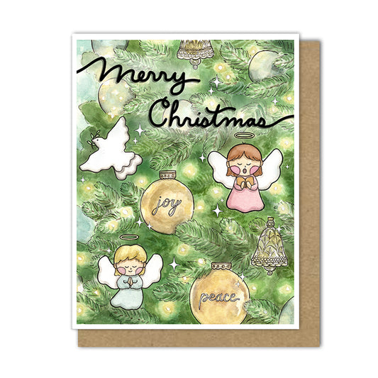 Christmas Angels Card (English/Spanish)