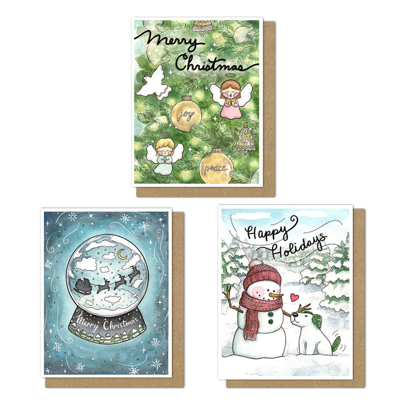 Magical Christmas Cards (Set of 6)