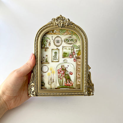"Plants and Oddities" Framed 4"x6" Art Print