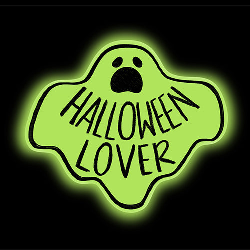 Halloween Lover Ghost Sticker (Glow-in-the-dark)