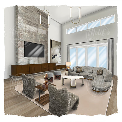 Custom Interior Rendering