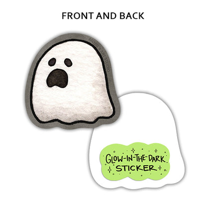 Mini Ghost Sticker (Glow-in-the-dark)