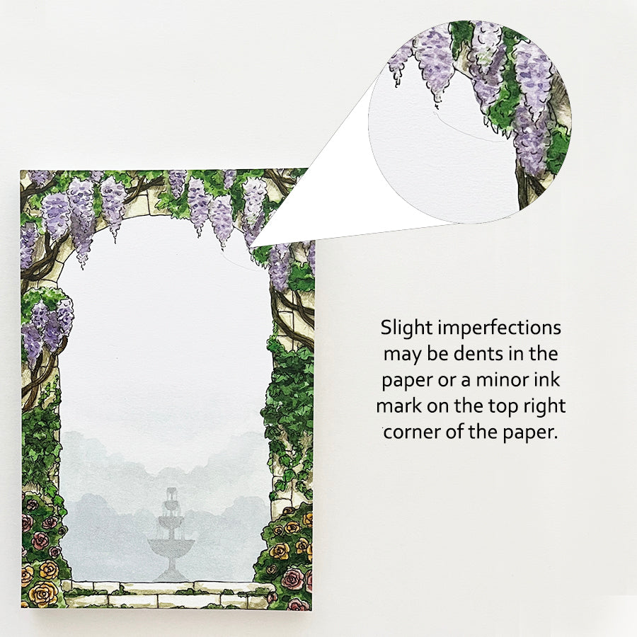 Secret Garden Notepad (B-Grade/Misprint)