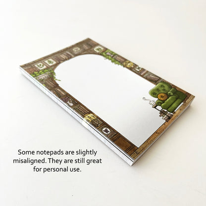 Cozy Library Notepad (B-Grade/Misprint)