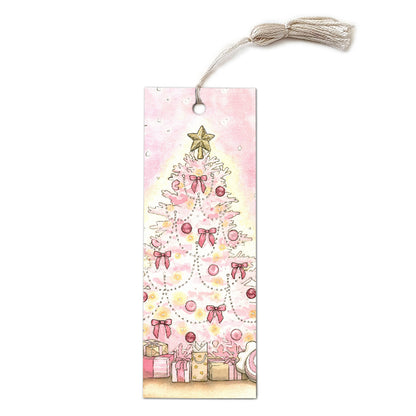 Pink Christmas Bookmark