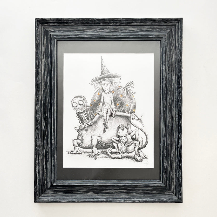 "Shock, Lock, and Barrel" Framed 11"x14" Art Print
