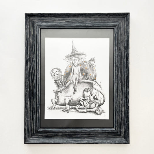 "Shock, Lock, and Barrel" Framed 11"x14" Art Print