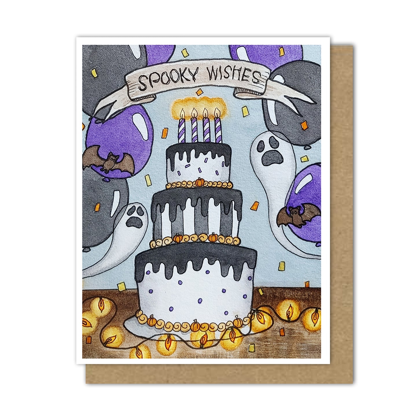 Spooky Wishes Birthday Card