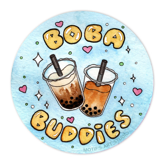 Boba Buddies Sticker