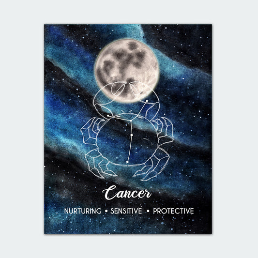 Cancer Astrology Art Print