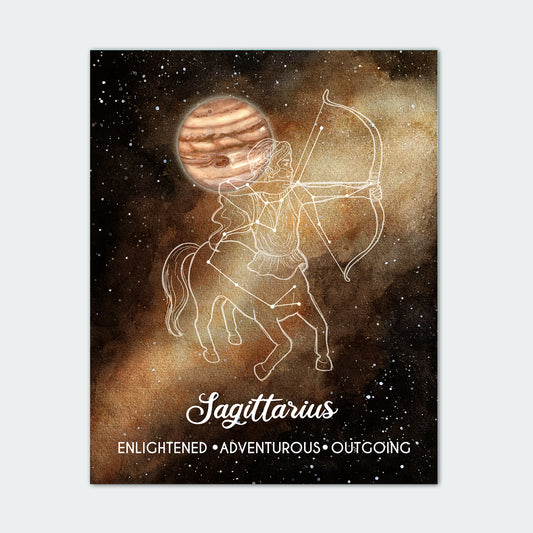 Sagittarius Astrology Art Print