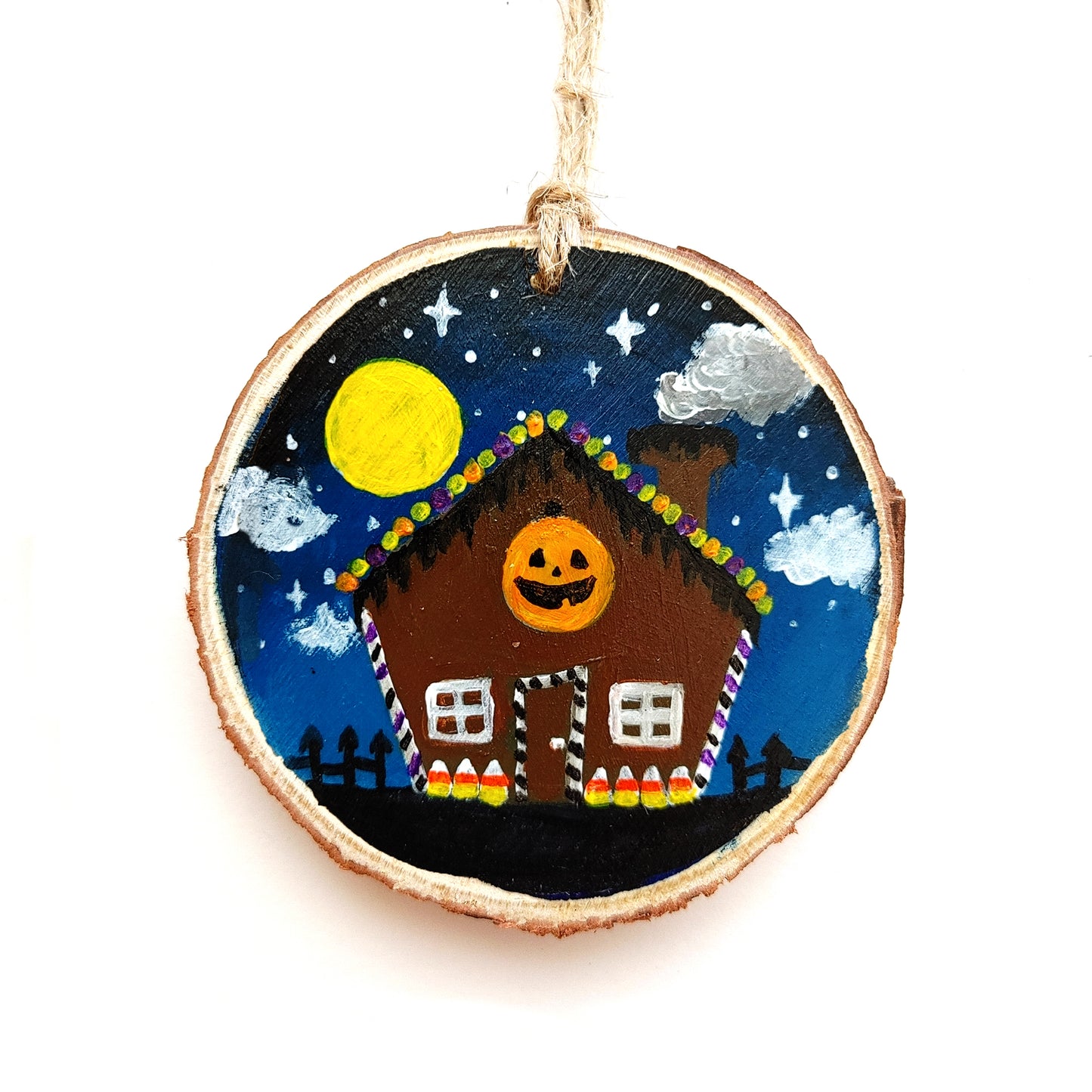 Haunted Gingerbread House Ornament