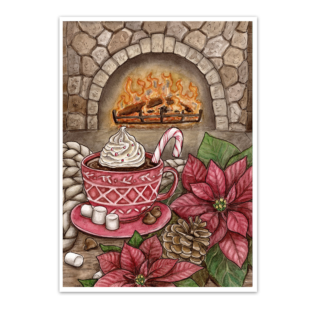 Peppermint Hot Chocolate Art Print