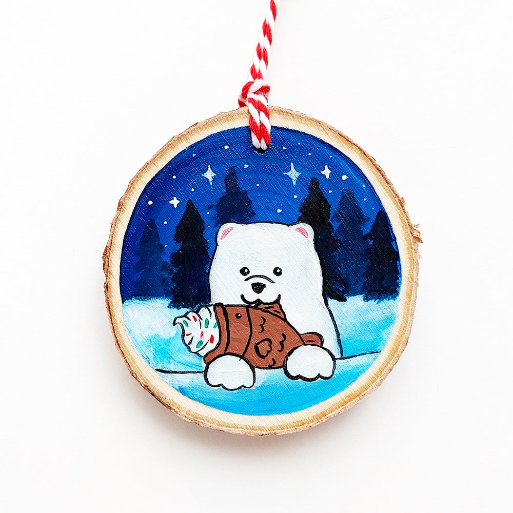 Taiyaki Polar Bear Ornament