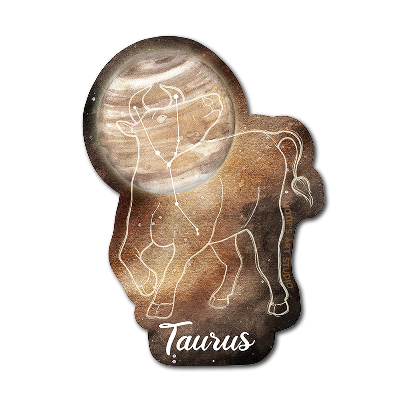 Taurus Astrology Sticker
